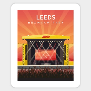 Leeds Festival in Bramham Park, England Sticker